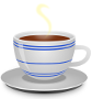 Чашка кофе в inkscape